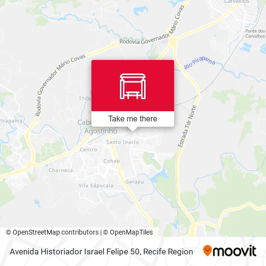 Avenida Historiador Israel Felipe 50 map
