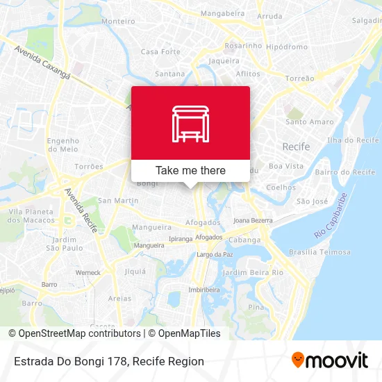 Estrada Do Bongi 178 map