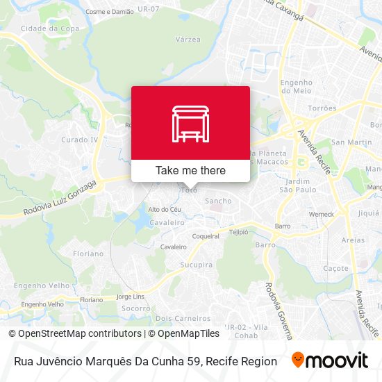 Rua Juvêncio Marquês Da Cunha 59 map
