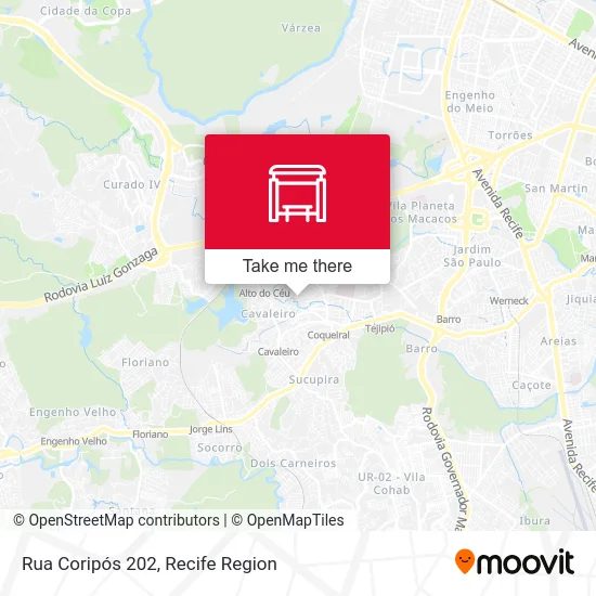 Rua Coripós 202 map