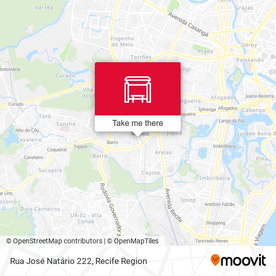 Rua José Natário 222 map