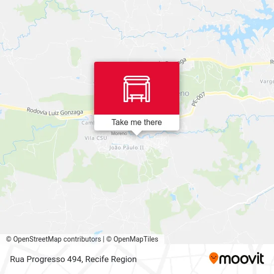 Rua Progresso 494 map