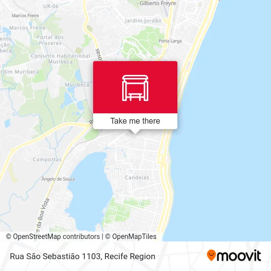 Rua São Sebastião 1103 map