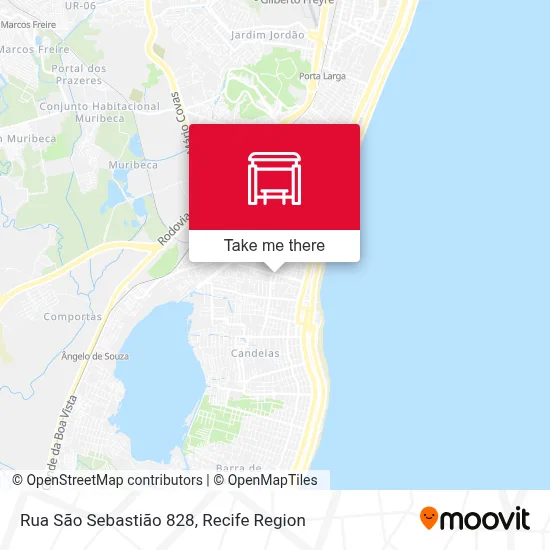 Rua São Sebastião 828 map