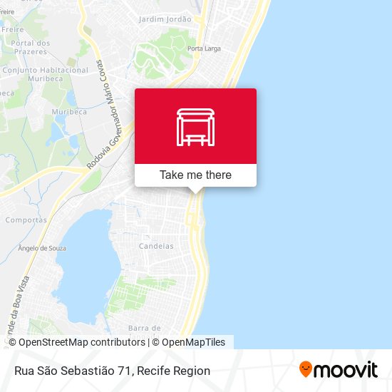 Rua São Sebastião 71 map