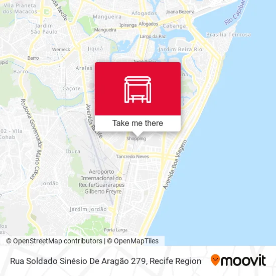 Rua Soldado Sinésio De Aragão 279 map