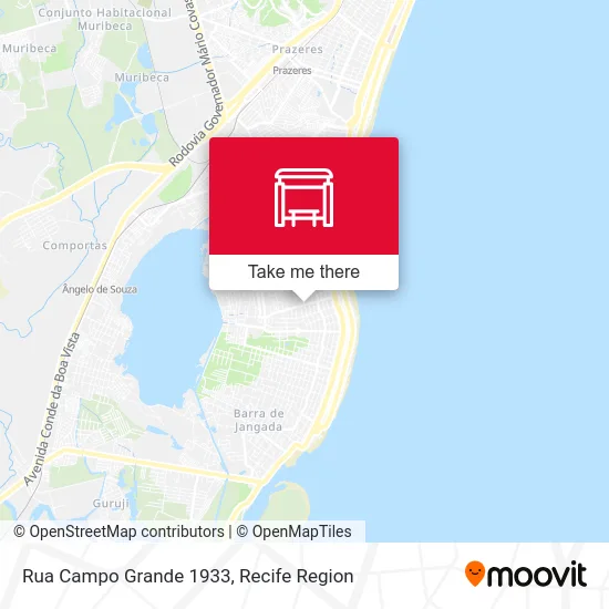 Rua Campo Grande 1933 map