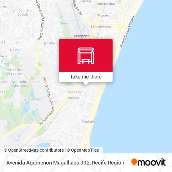 Avenida Agamenon Magalhães 992 map