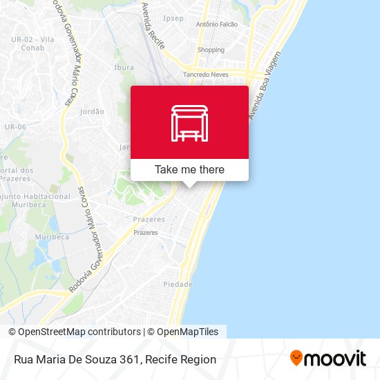 Rua Maria De Souza 361 map