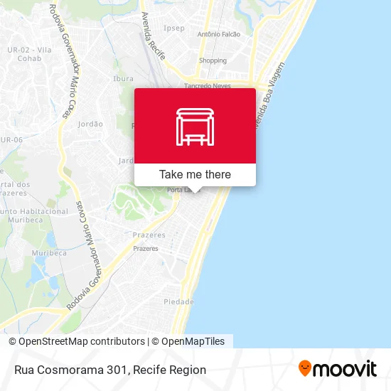 Rua Cosmorama 301 map