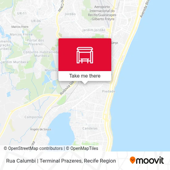 Rua Calumbi | Terminal Prazeres map