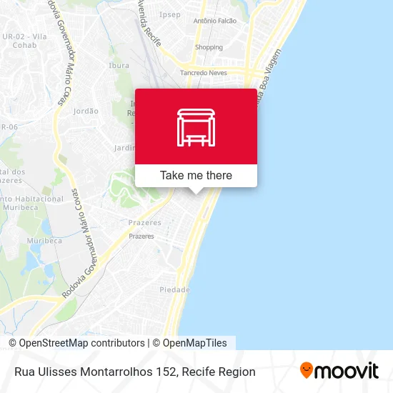 Rua Ulisses Montarrolhos 152 map