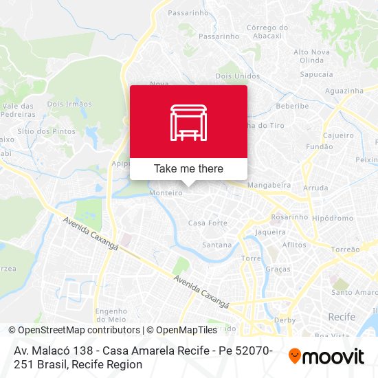 Av. Malacó 138 - Casa Amarela Recife - Pe 52070-251 Brasil map