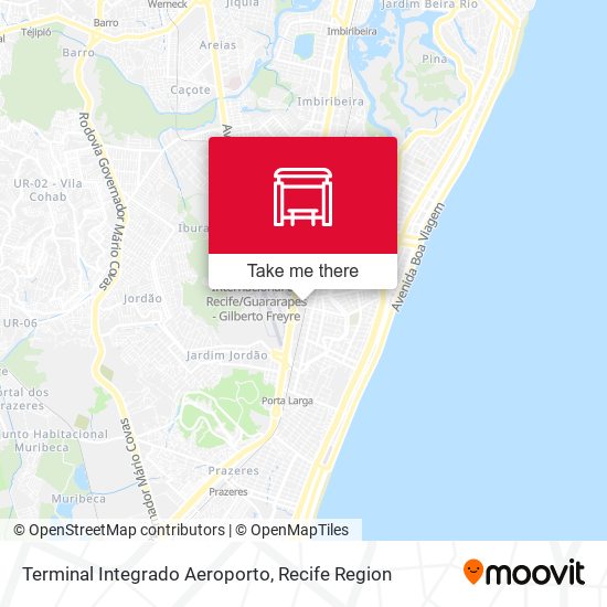 Mapa Terminal Integrado Aeroporto