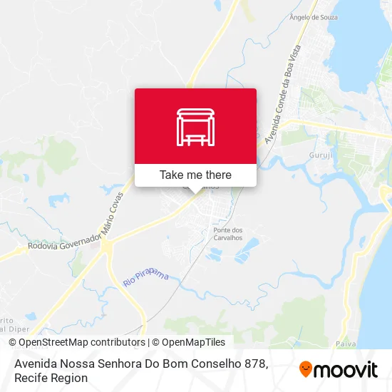 Avenida Nossa Senhora Do Bom Conselho 878 map