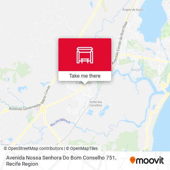 Avenida Nossa Senhora Do Bom Conselho 751 map
