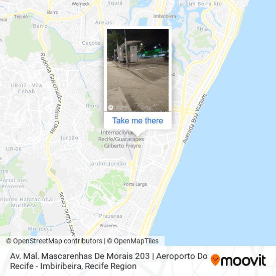 Mapa Av. Mal. Mascarenhas De Morais 203 | Aeroporto Do Recife - Imbiribeira