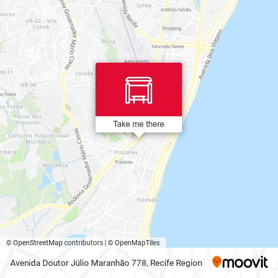 Avenida Doutor Júlio Maranhão 778 map