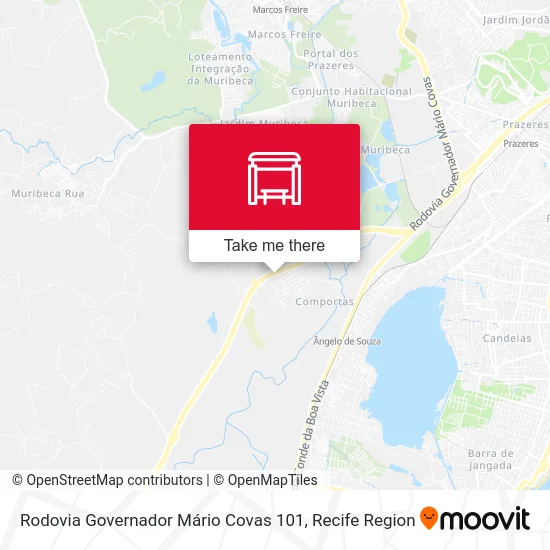 Rodovia Governador Mário Covas 101 map