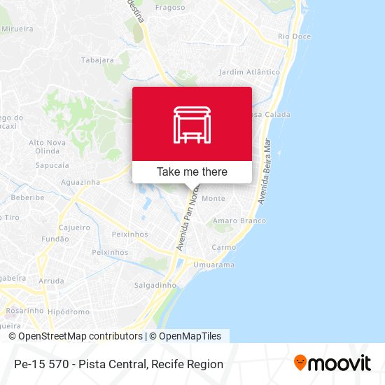 Pe-15 570 - Pista Central map