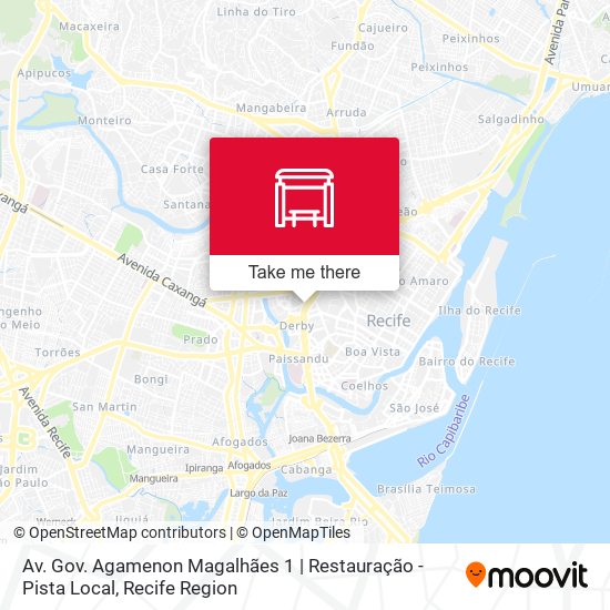 Av. Gov. Agamenon Magalhães 1 | Restauração - Pista Local map