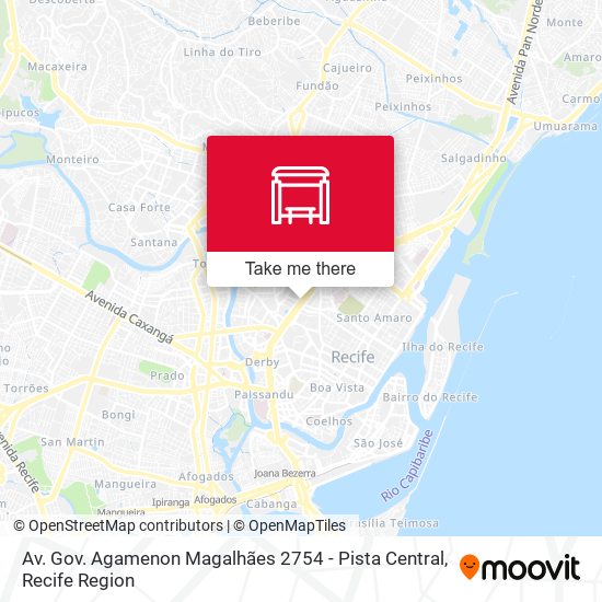 Av. Gov. Agamenon Magalhães 2754 - Pista Central map