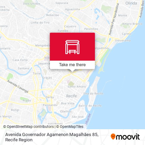 Avenida Governador Agamenon Magalhães 85 map