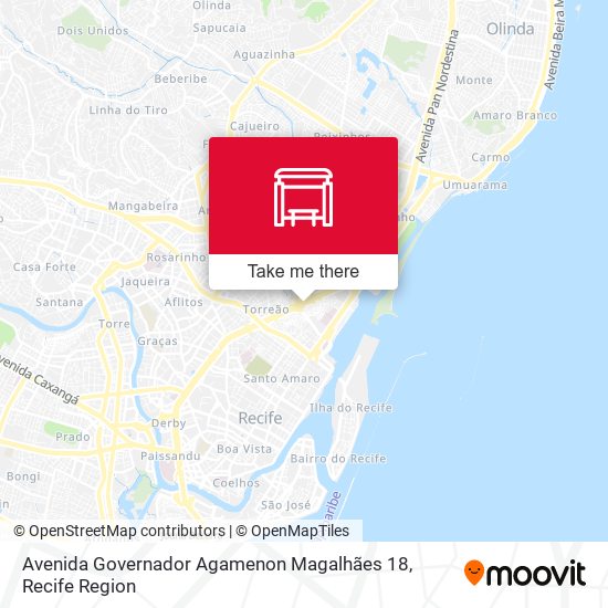 Avenida Governador Agamenon Magalhães 18 map