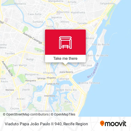 Viaduto Papa João Paulo II 940 map