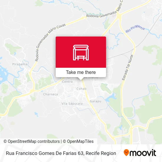 Rua Francisco Gomes De Farias 63 map