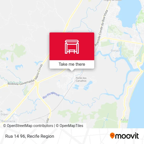 Rua 14 96 map