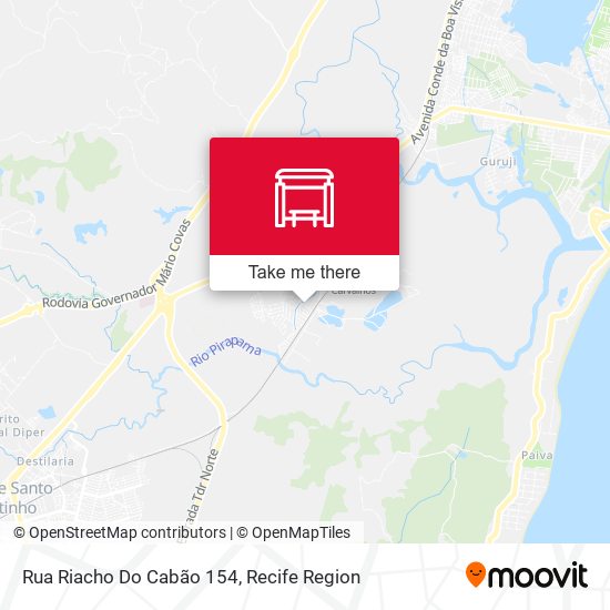 Rua Riacho Do Cabão 154 map