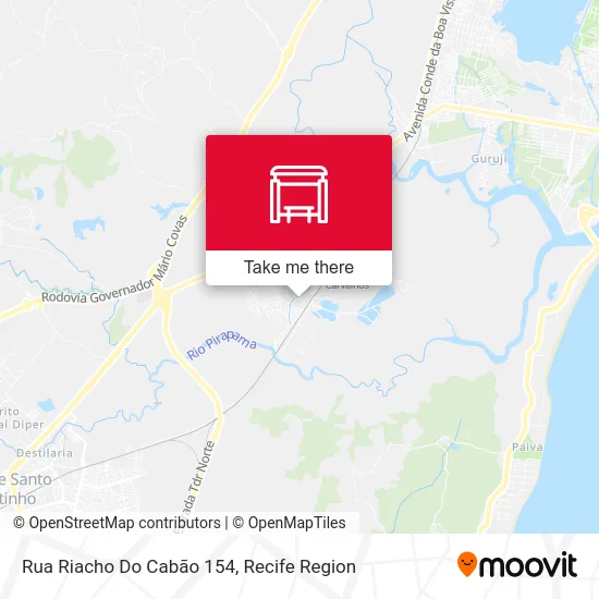 Rua Riacho Do Cabão 154 map