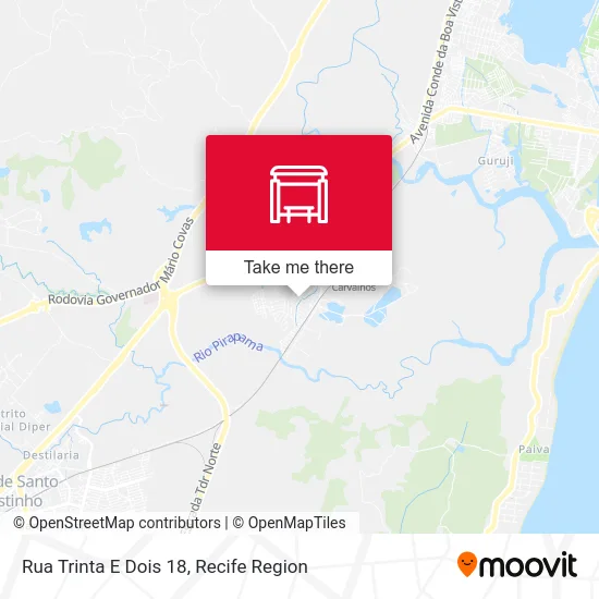 Rua Trinta E Dois 18 map