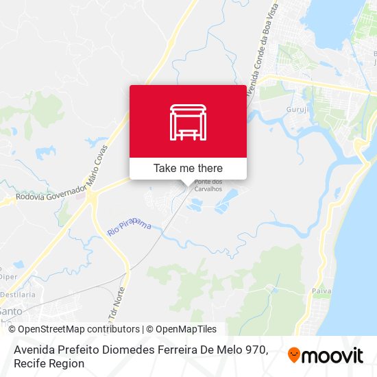 Avenida Prefeito Diomedes Ferreira De Melo 970 map