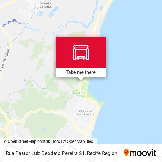 Rua Pastor Luiz Deodato Pereira 21 map