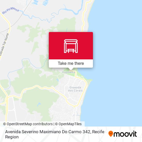 Avenida Severino Maximiano Do Carmo 342 map