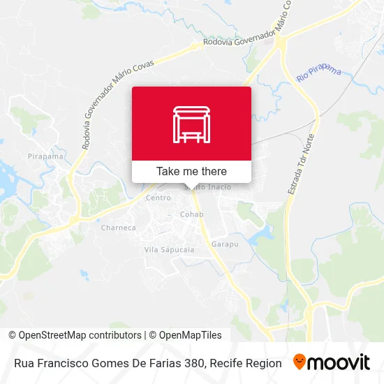 Rua Francisco Gomes De Farias 380 map