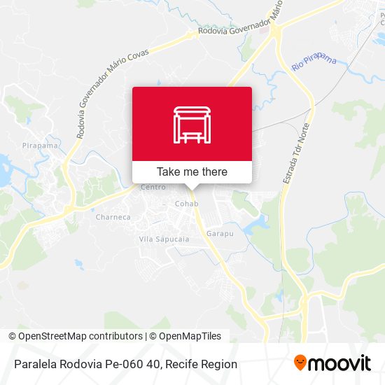 Paralela Rodovia Pe-060 40 map
