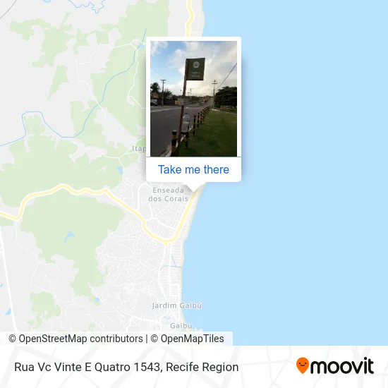 Rua Vc Vinte E Quatro 1543 map