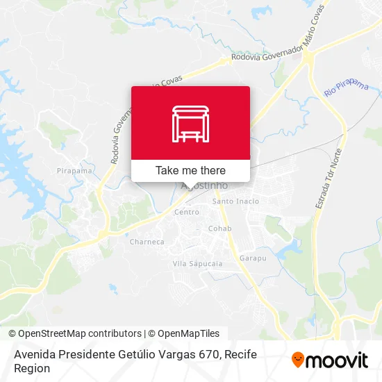 Avenida Presidente Getúlio Vargas 670 map