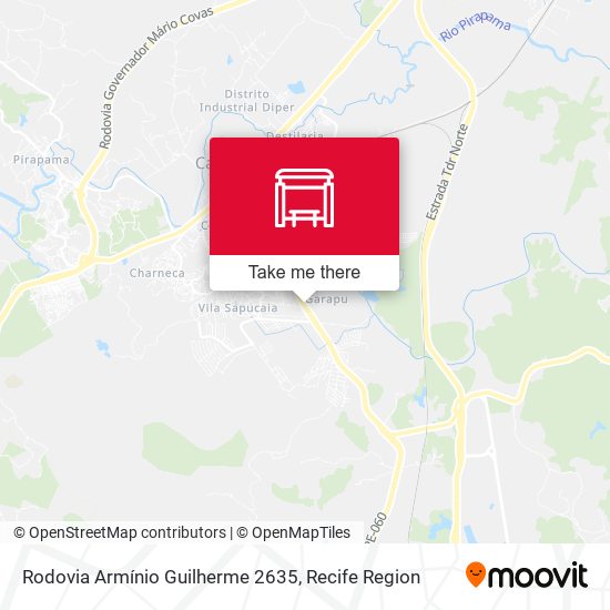 Rodovia Armínio Guilherme 2635 map