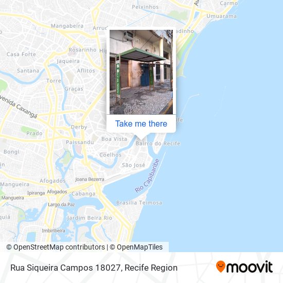 Mapa Rua Siqueira Campos 18027