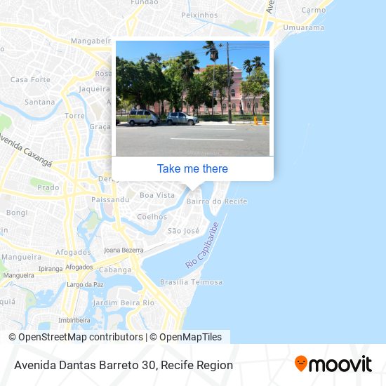 Mapa Avenida Dantas Barreto 30