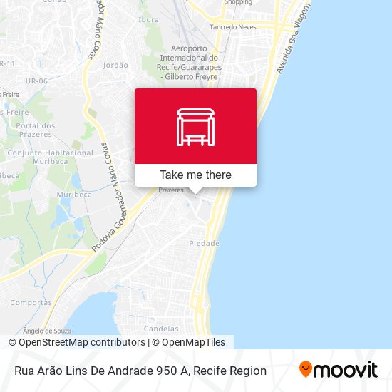Rua Arão Lins De Andrade 950 A map
