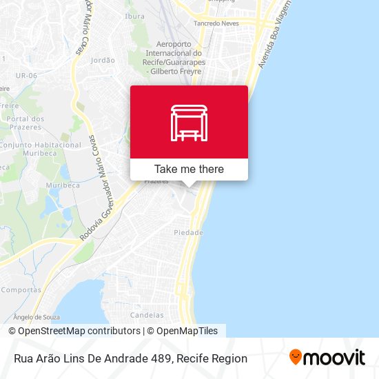 Rua Arão Lins De Andrade 489 map
