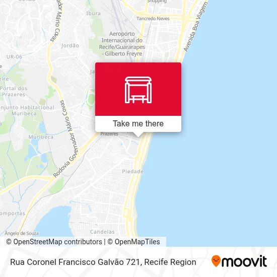 Rua Coronel Francisco Galvão 721 map