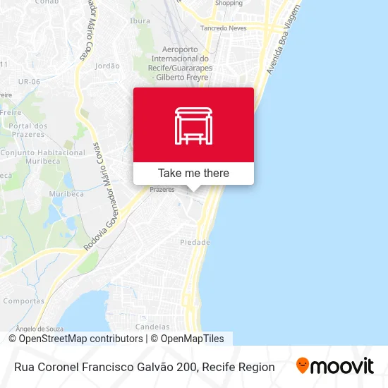 Rua Coronel Francisco Galvão 200 map