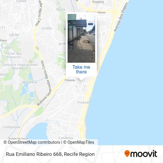 Rua Emiliano Ribeiro 668 map