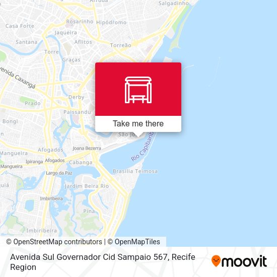 Avenida Sul Governador Cid Sampaio 567 map
